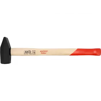 Marteau de serrurier JUCO 31300 300 g à panne croisée DIN 1041 avec manche en bois