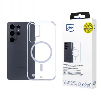 Coque arrière MagSafe 3MK Just20g MagCase pour Samsung Galaxy S26 Ultra - transparente