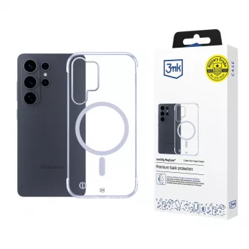 Coque arrière MagSafe 3MK Just20g MagCase pour Samsung Galaxy S26 Ultra - transparente