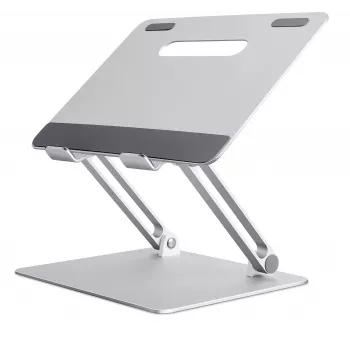 Camrock AP-2D support pour ordinateur portable, 11-15,6 inch, hauteur et angle réglables, pliable, aluminium (CR4280)