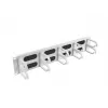 Lanberg organiseur de câbles horizontal 19 inch 2U type B, gris