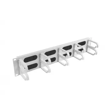 Lanberg 19 inch 2U Type B Horizontal Cable Organizer, Grey