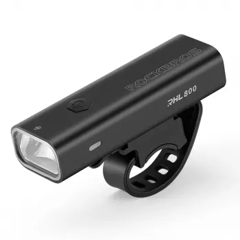 Éclairage avant vélo Rockbros 24710012001 800 lm avec câble USB-C vers USB-A, noir