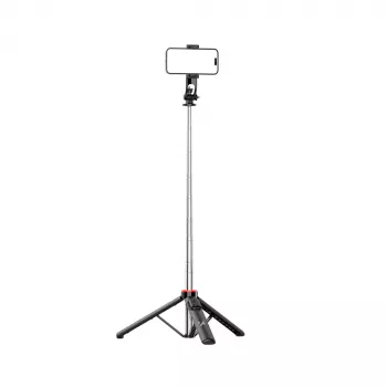 Trépied perche à selfie WOZINSKY WC1Y3S 1,3 m avec support téléphone - Noir