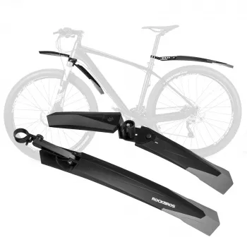 Jeu de garde-boue vélo ROCKBROS DNB-890 pour VTT 26-29 pouces - Noir
