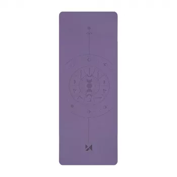 Tapis de yoga et d'entraînement en caoutchouc naturel Wozinsky WNSP-NKP 183 x 61 x 0,5 cm violet
