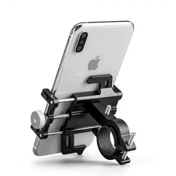 Support de smartphone à pince pour guidon de vélo ROCKBROS 699 - rouge