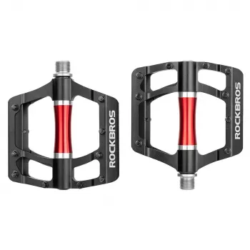 Pédales de vélo plateforme en aluminium ROCKBROS 2020-12CBK - Noir