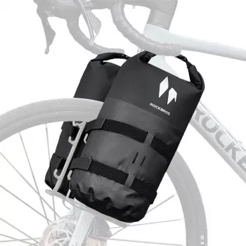 Sacoche de fourche de vélo étanche ROCKBROS AS-156 7 l noire