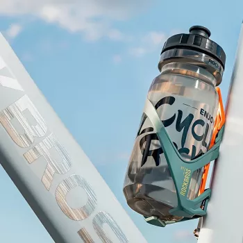 Porte-bidon de vélo ROCKBROS ROAD TO SKY avec démonte-pneus intégrés - bleu-orange