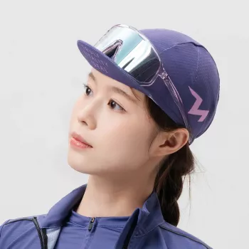 Casquette de cyclisme ROCKBROS M013 TVI - violette, respirante, protection UV, taille unique