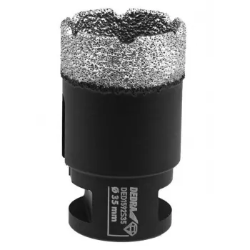 Foret carottier diamanté DEDRA brasé sous vide M14 35 mm