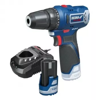 Perceuse-visseuse sans fil DEDRA DED7310T03 12V 2.0Ah Li-Ion