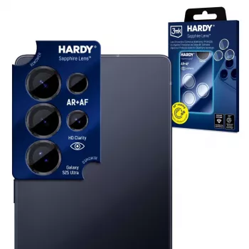 Protection d'objectif photo 3MK PROTECTION pour Samsung Galaxy S25 Ultra - 3mk Hardy Saphir