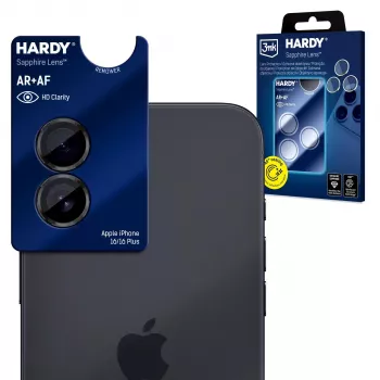 3MK PROTECTION Apple iPhone 16/16 Plus/17 - 3mk Hardy Saphir Lentille