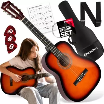SUPRIMO CG34 SB Guitare classique 3/4 Sunburst