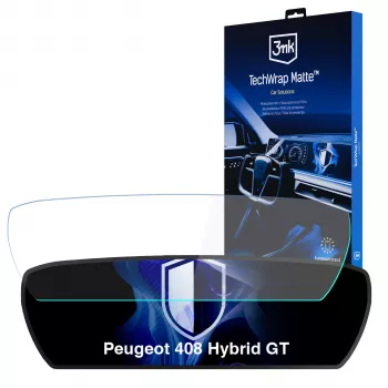Film de protection mat 3MK PROTECTION TechWrap pour combiné d'instruments Peugeot 408 Hybrid GT