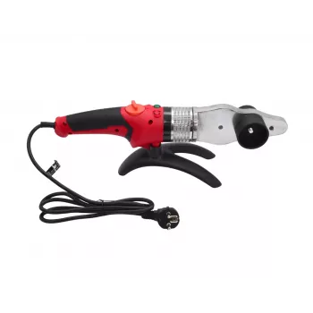 Appareil à souder les tubes plastique AWTOOLS 2000W pour PVC PP PE PB PVDF PPR 20-63mm avec 6 buses PTFE, support, outil de coupe, gants, mallette