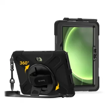Coque renforcée Crong Defender Plus pour Samsung Galaxy Tab Active5 Pro 10,1 pouces - noire