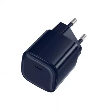 Chargeur mural Crong NEO GaN 40W USB-C PD 3.2 avec AVS - bleu marine