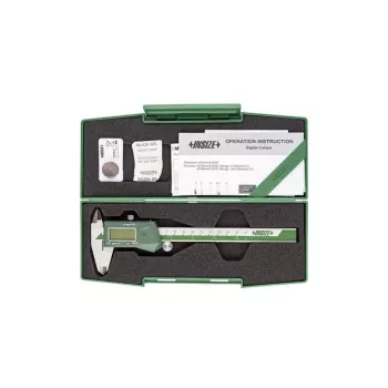 Pied à coulisse numérique 150 mm avec sortie de données, 6 inch, acier inoxydable, 3 V