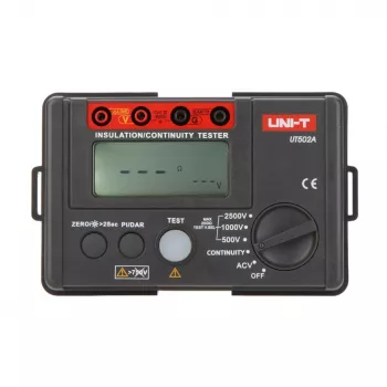Testeur numérique de résistance d'isolement UNI-T UT502A 1000V 5,5GΩ PI/DAR CAT III