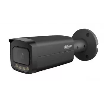 Caméra réseau extérieure bullet DAHUA IPC-HFW5559T-ASE-IL-0280B-BLACK 5MP avec IA, IR 60m, IP67, IK10, PoE