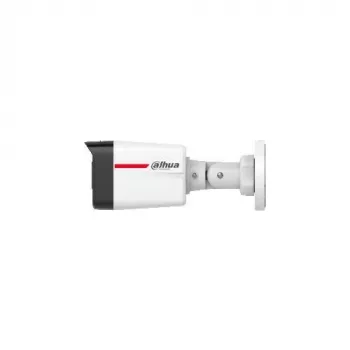 Caméra IP bullet couleur DAHUA IPC-HFW1439TC1-A-LED-0280B-PRO 4MP avec microphone intégré, objectif fixe 2,8 mm, vision nocturne lumière blanche 30m, IP67, PoE