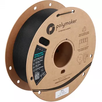 Filament PLA renforcé fibre de verre Polymaker HT-PLA-GF 1,75 mm noir 1 kg