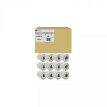 Étiquettes transfert thermique G&G Zebra 800294-605 12x475 102x152 mm perforées