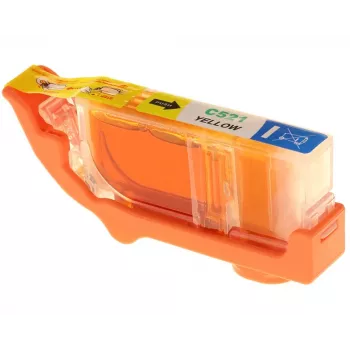 Cartouche d'encre compatible G&G pour Canon CLI-521Y jaune (2936B001)