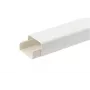 Goulotte de câbles blanche IVENSIS IPDT60 60x40 mm 2 m PVC