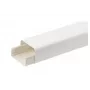 Goulotte de câbles PVC blanche IVENSIS IPDT80 80x60mm 2m
