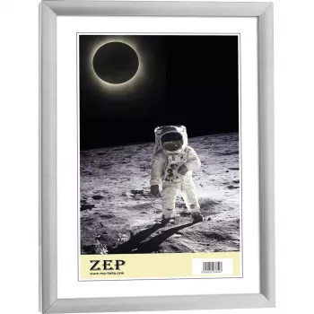 Cadre photo en plastique argenté ZEP KL1 10x15 cm