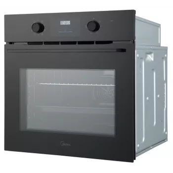 Four électrique encastrable Midea MBO65M80D2-BK, 70 l, 3 kW, A, noir
