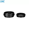 Pare-soleil JJC LH-JXHALF avec bague adaptatrice de filtre 37 mm pour Fujifilm X Half, noir