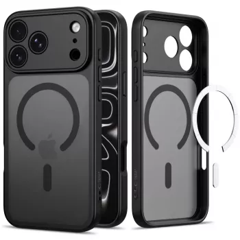 Coque MagSafe Tech-Protect BasicMag pour iPhone 17 Pro Max / 18 Pro Max - Noir mat
