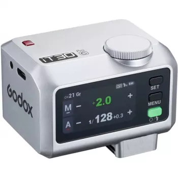 Flash TTL Godox iT30Pro pour Canon avec système sans fil 2,4G X - Argent