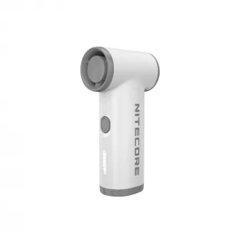 Ventilateur portable Nitecore NEF Nano blanc - rechargeable USB-C, 3 vitesses, batterie 2500 mAh