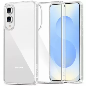 Coque hybride Flexair Tech-Protect pour Samsung Galaxy S25 Edge - transparente