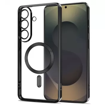 Coque MagFlex Tech-Protect pour Samsung Galaxy S26+ - noir transparent