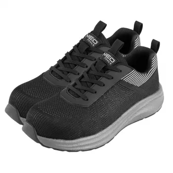 NEO TOOLS Chaussures de sécurité basses S1 SR avec embout en acier, semelle EVA Popcorn, taille 44