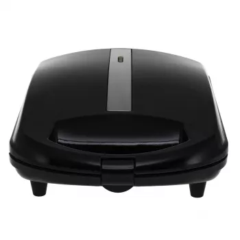 Appareil à sandwichs Adler AD 3078 pour 4 sandwichs, 1800 W, plaques antiadhésives, rangement vertical, 2 voyants lumineux, noir (AD 3078)