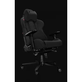 Yumisu Y-2050-GB-M Chaise gaming tissu noir