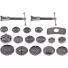 NEO TOOLS Ensemble de repousse-pistons d'étrier de frein manuel 18 pièces avec coffret