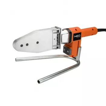 Machine à souder les tubes plastique NEO TOOLS 900W avec 6 matrices (20-63mm) pour tubes PPR, PE, PB, température réglable 0-300°C, matrices PTFE antiadhésives, coffret métallique inclus