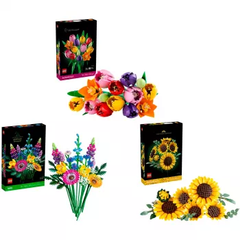 Ensemble LEGO Botanicals Bouquet de fleurs d'été – set de construction botanique de 756 pièces pour adultes