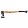 Hache TOP-27-019 NEO TOOLS avec manche en fibre de verre, tête en acier à haute teneur en carbone de 600 g, 380 mm, poignée antidérapante, protection de lame, certifiée TÜV GS