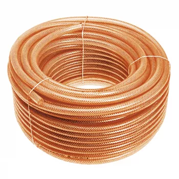 Tuyau de pression renforcé NEO TOOLS 10 x 15 mm, 50 m | PVC avec tresse polyester, 15 bar