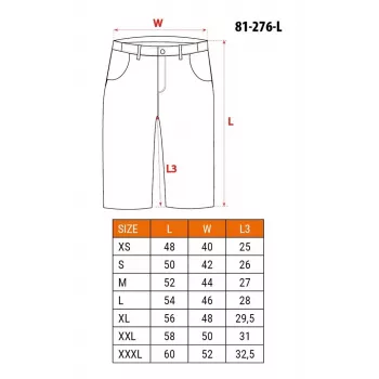 Short de protection NEO Tools 81-276-L taille L gris/noir